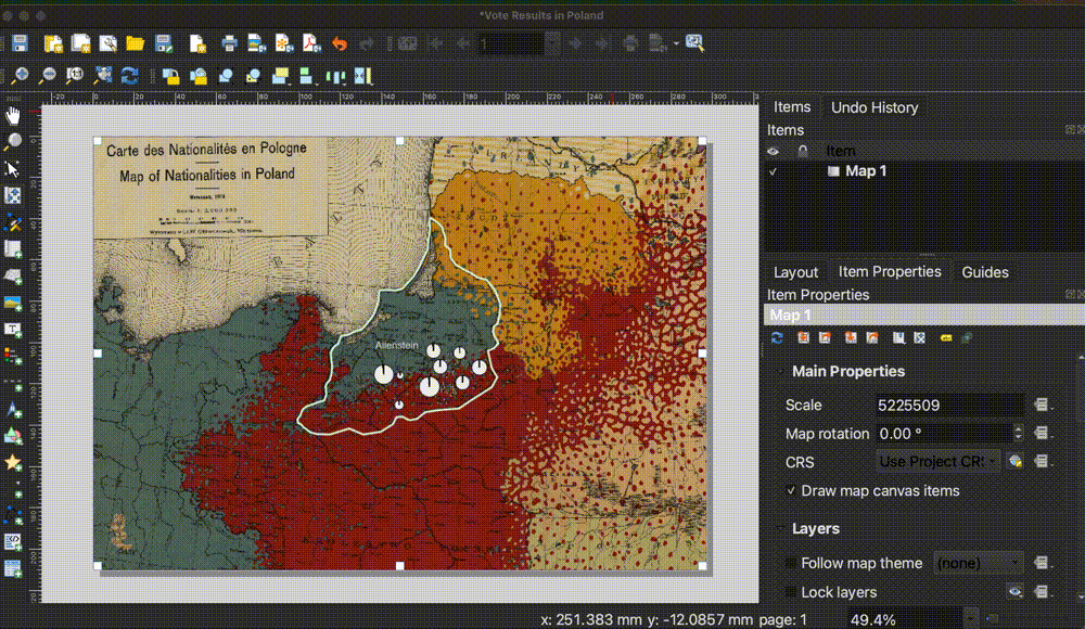 GIF demoing how to draw an inset map